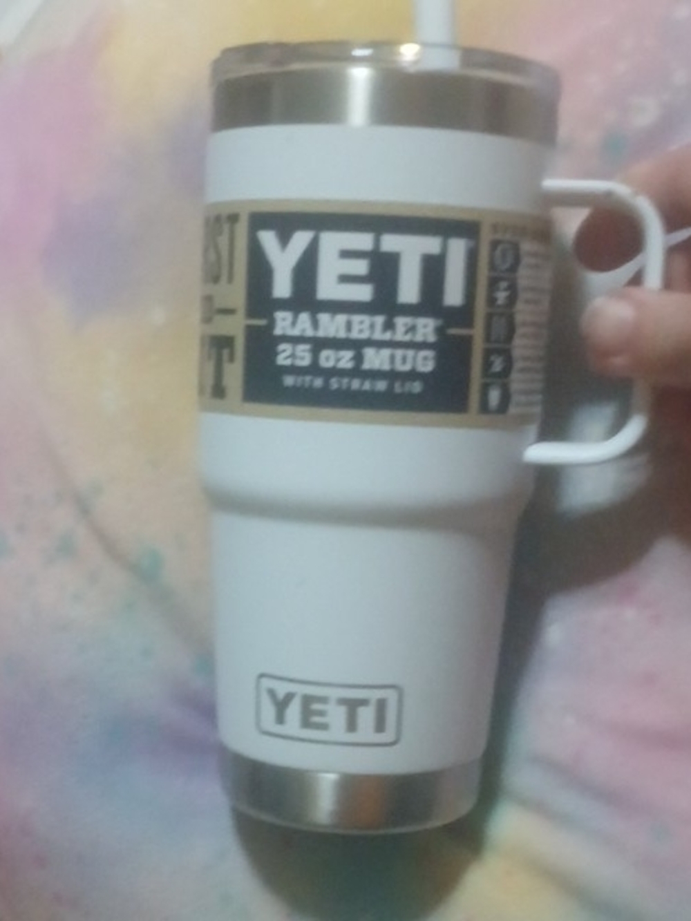 YETI Rambler 25 oz Mug White